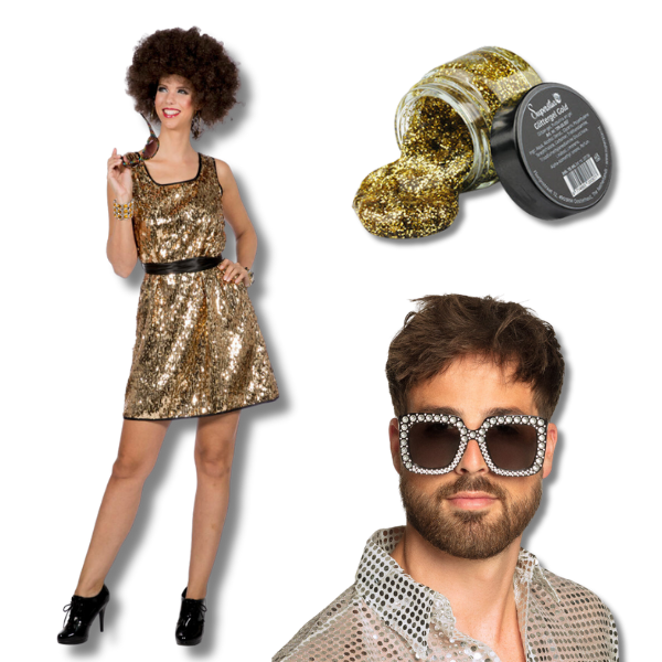 Glitter & glamour verkleedkleding en accessoires voor dames en heren