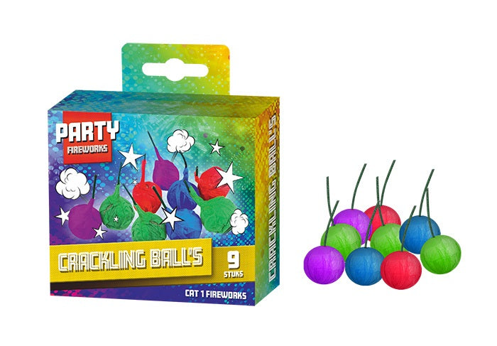 Crackling balls 9st