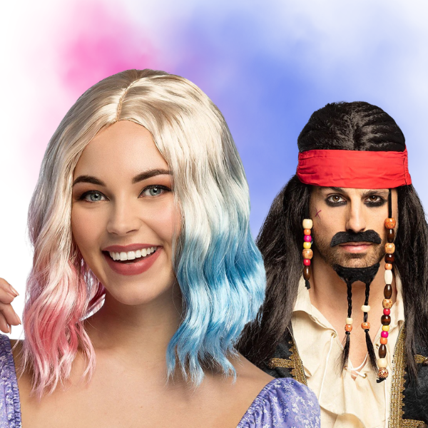 Pruiken voor carnaval