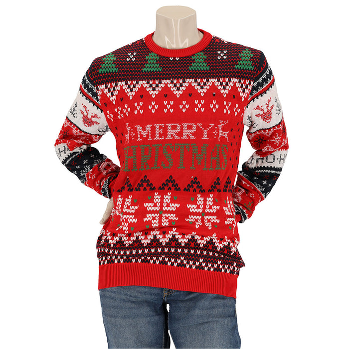 Kersttrui met LED - Merry Christmas