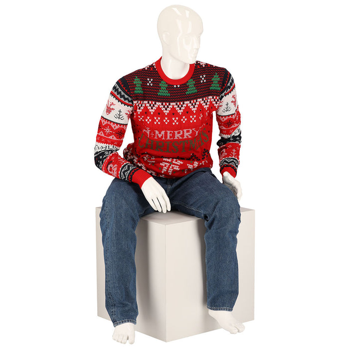 Kersttrui met LED - Merry Christmas