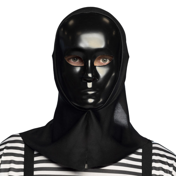 Masker Mime met kap