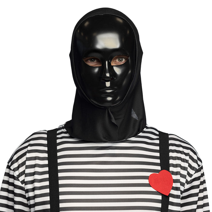Masker Mime met kap