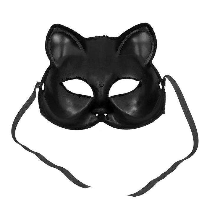 Halfmasker Zwarte kat