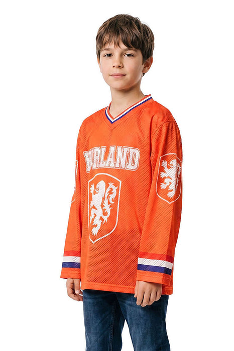 Ijshockey Shirt Holland Oranje voor kinderen