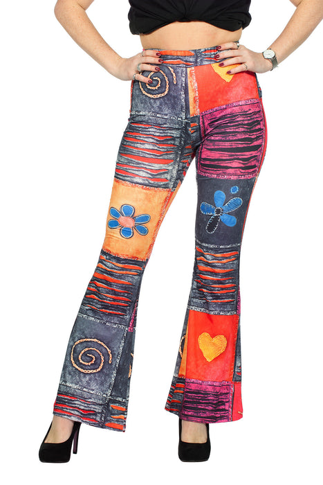 Hippiebroek Patchwork Dames