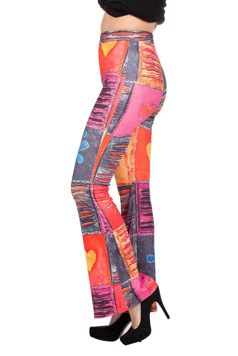 Hippiebroek Patchwork Dames