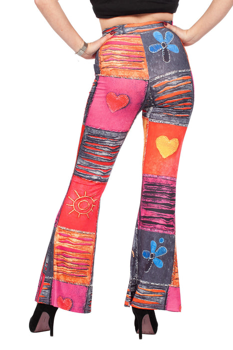 Hippiebroek Patchwork Dames