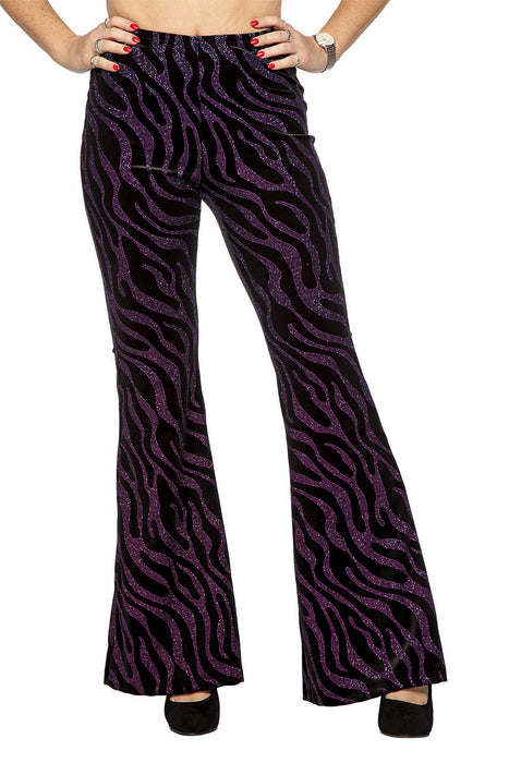 Flare Broek Velvet Waves