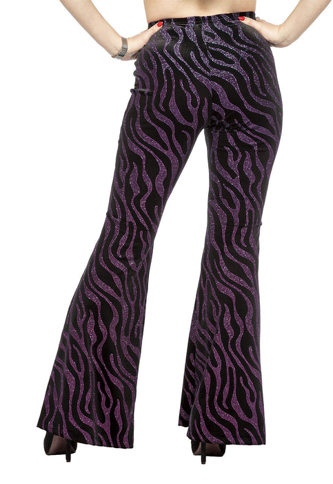 Flare Broek Velvet Waves