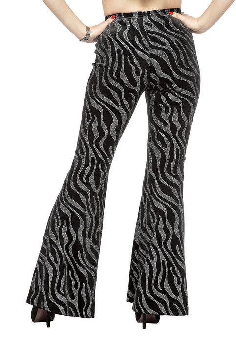 Flare Broek Velvet Waves