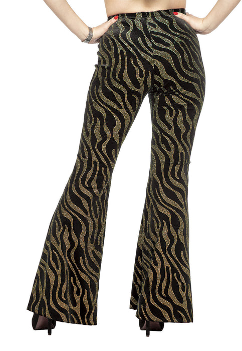 Flare Broek Velvet Waves