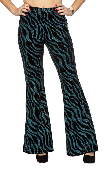 Flare Broek Velvet Waves