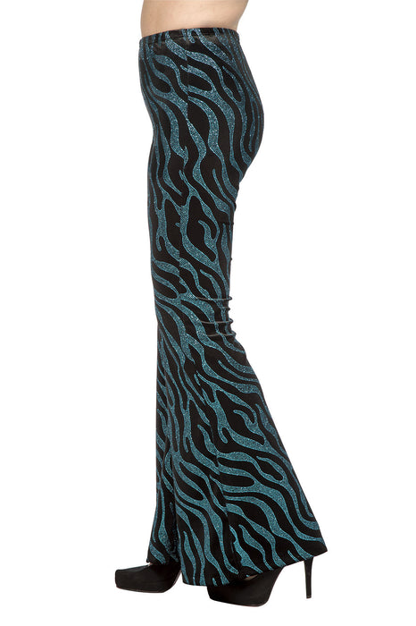 Flare Broek Velvet Waves