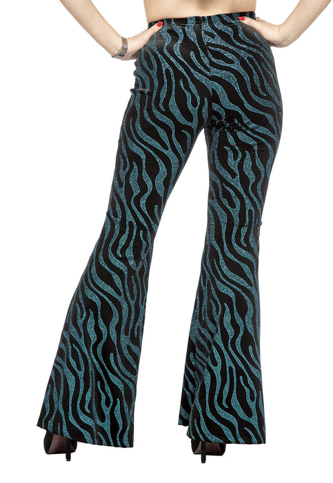 Flare Broek Velvet Waves