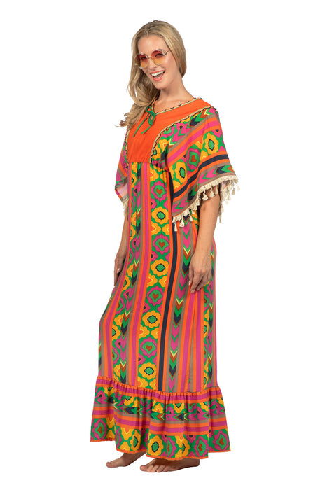 Hippie damesjurk lang