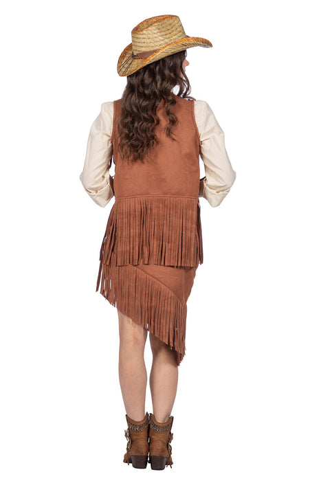 Cowgirl Kostuum voor Dames - incl ruit blouse | - Feestartikelen Cowgirl Kostuum voor Dames - incl ruit blouse | - Feestartikelen
