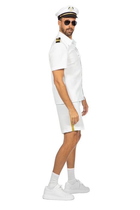 Herenkostuum Kapitein Cruise kort