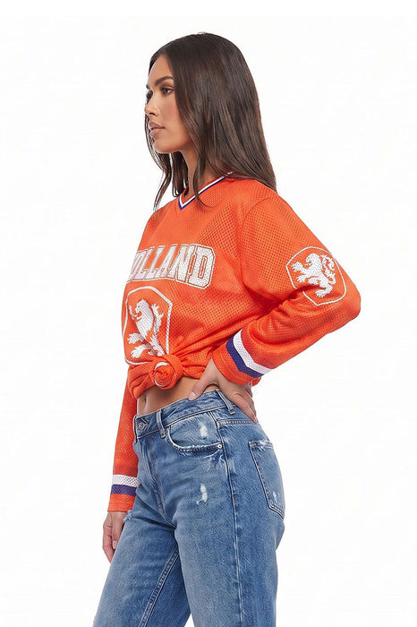 Ijshockey Shirt Holland Oranje