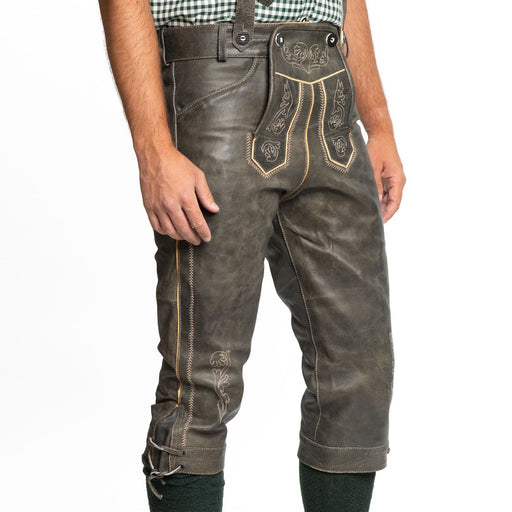 Oranje Lederhose Heren Johann Lang Oranje Lederhose Heren Johann Lang