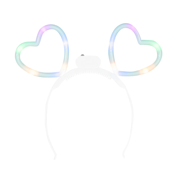 LED diadeem Glowing hearts