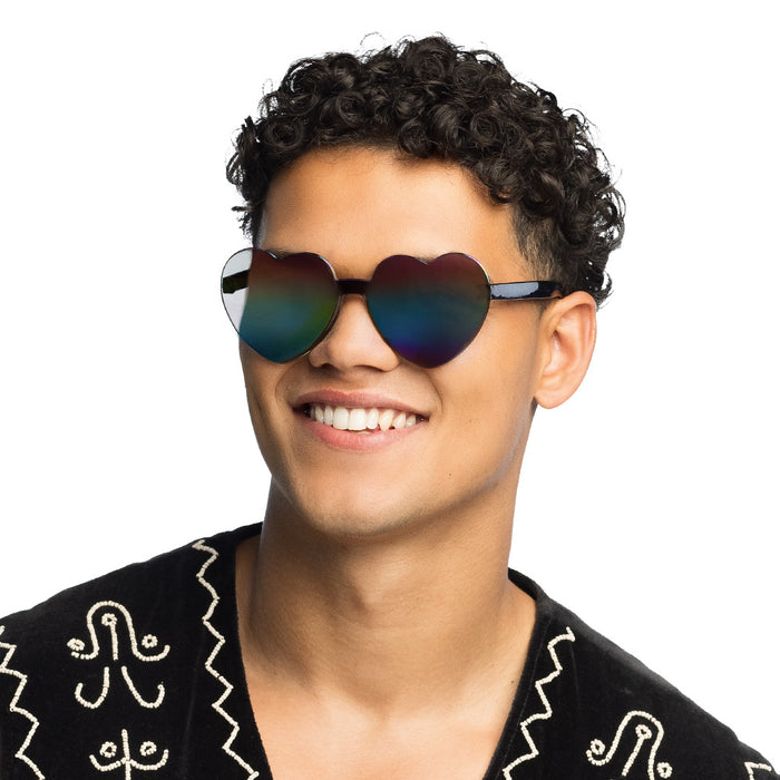 Bril Black Mirror Heart