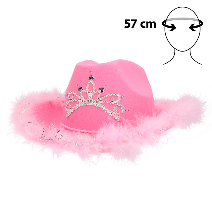 LED Cowgirl hoed Blush Bandit