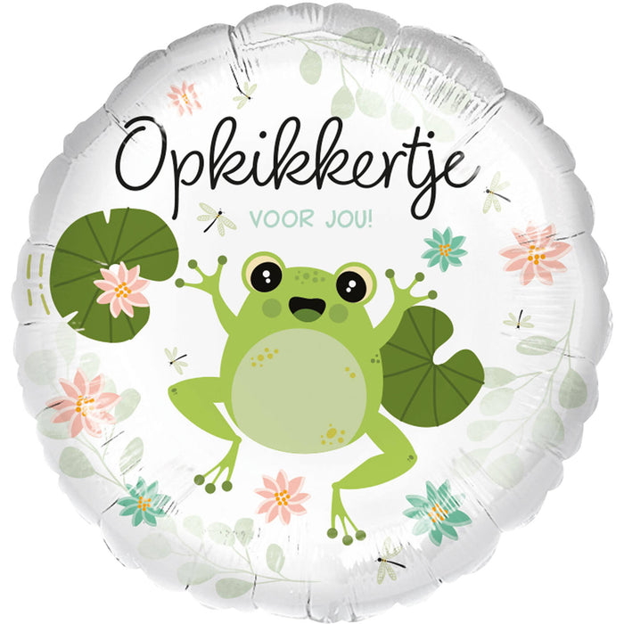 Folieballon Opkikkertje Voor Jou 45cm