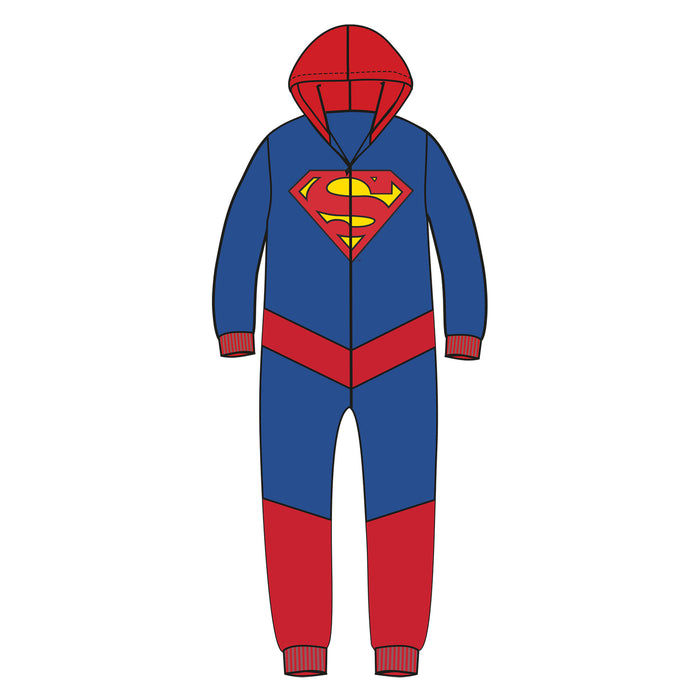 Onesie Superman voor volwassenen