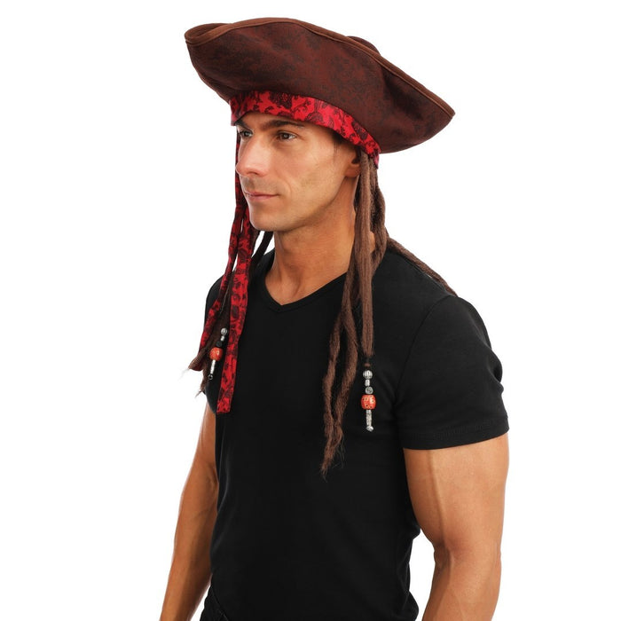 Hoed Piraat Dreadlocks