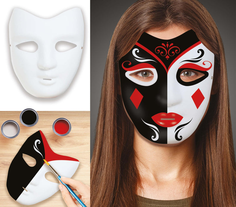 Grimeermasker wit