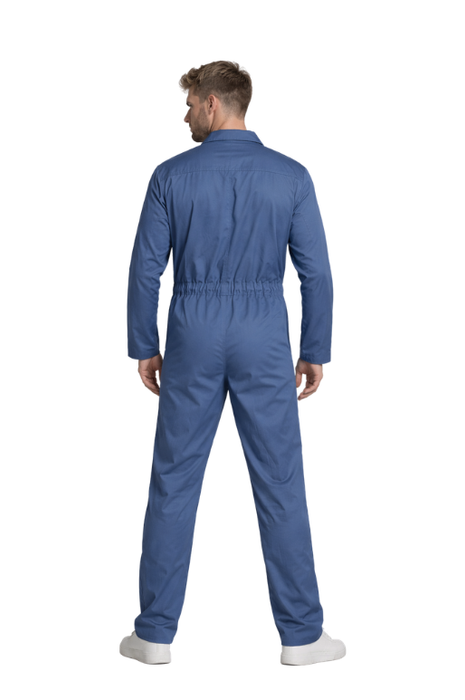 Blauwe Overall met bloed Michael