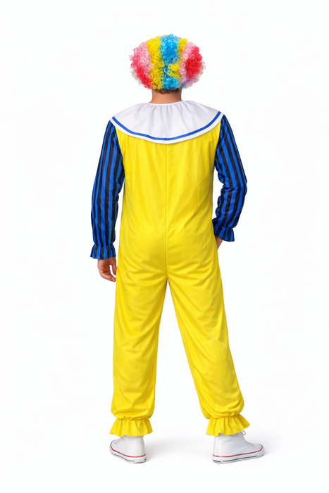 Herenkostuum Enge Clown Met Pruik
