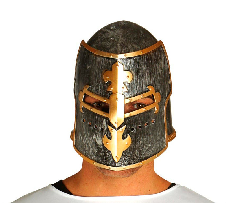 Middeleeuwse ridder helm