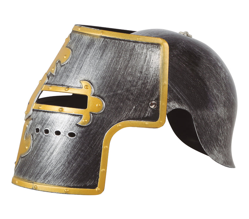 Middeleeuwse ridder helm