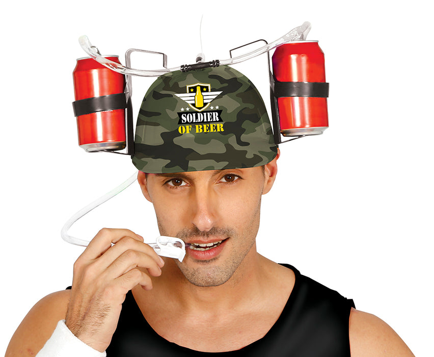 Soldaat van het bier helm