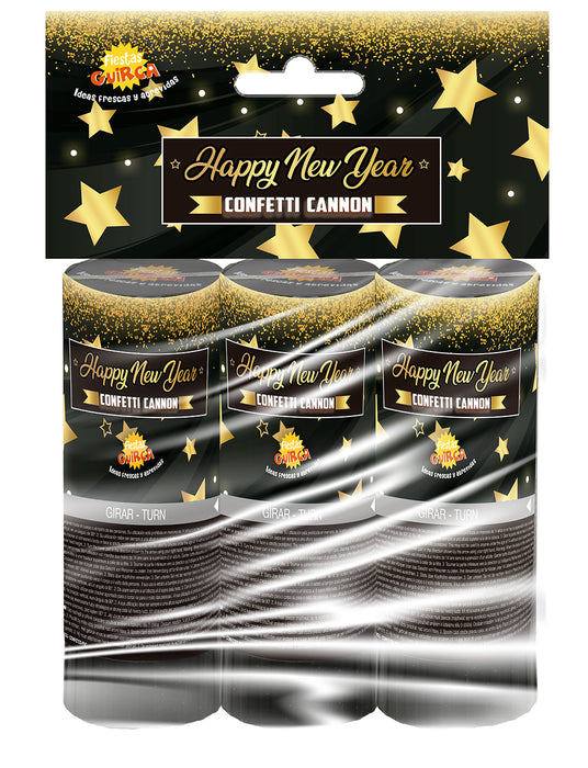 Party popper Sterren klein 3st