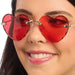 Festival Bril Hartvormig HQ Rood