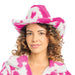 Cowboyhoed Koeienprint Roze