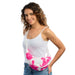 Tas Koeienprint 32cm Roze