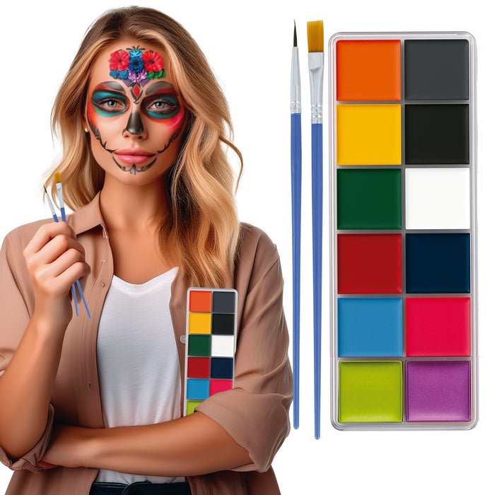 Schminkpallet 12 kleuren compleet