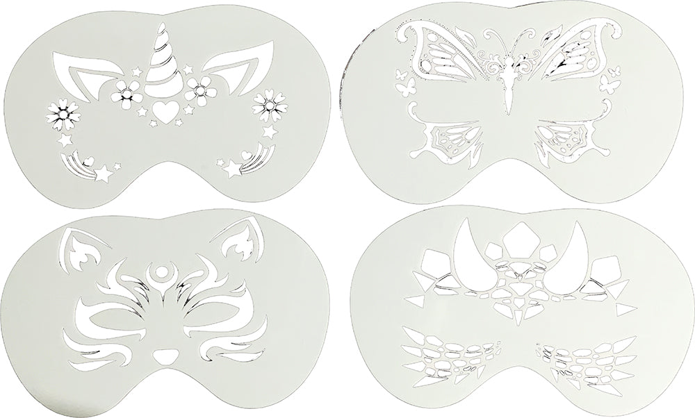 Schminksjabloon Kids Mix 4st