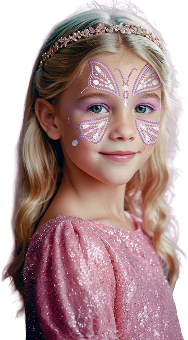 Facejewels Pink Butterfly