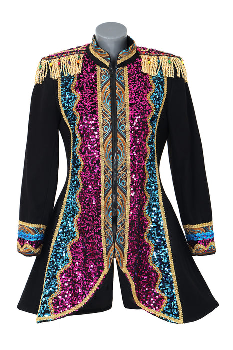 Carnavalsjas Pink Blue Lady