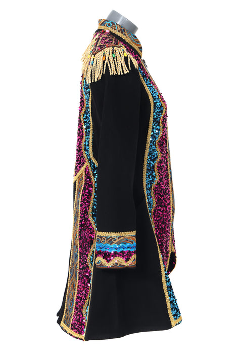 Carnavalsjas Pink Blue Lady