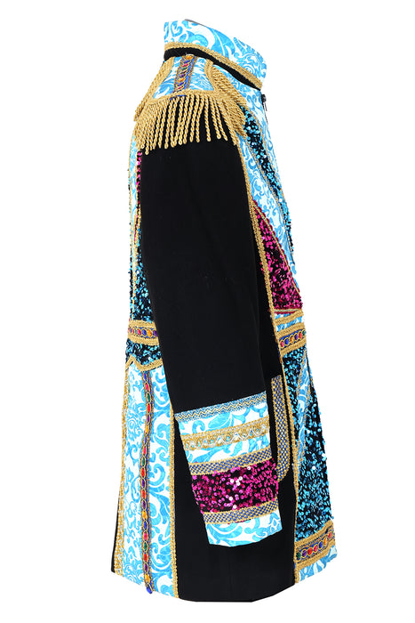 Carnavalsjas Pink Blue Man