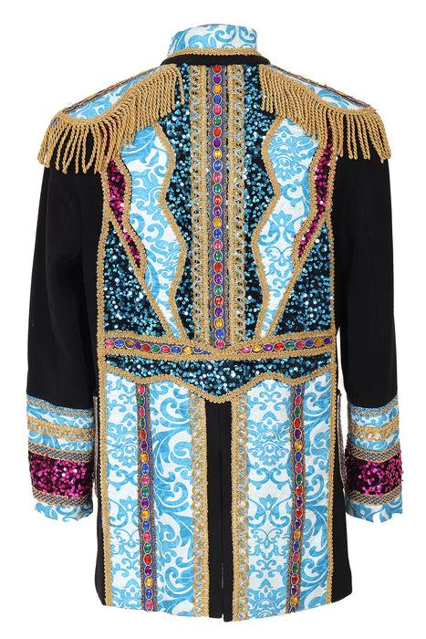 Carnavalsjas Pink Blue Man