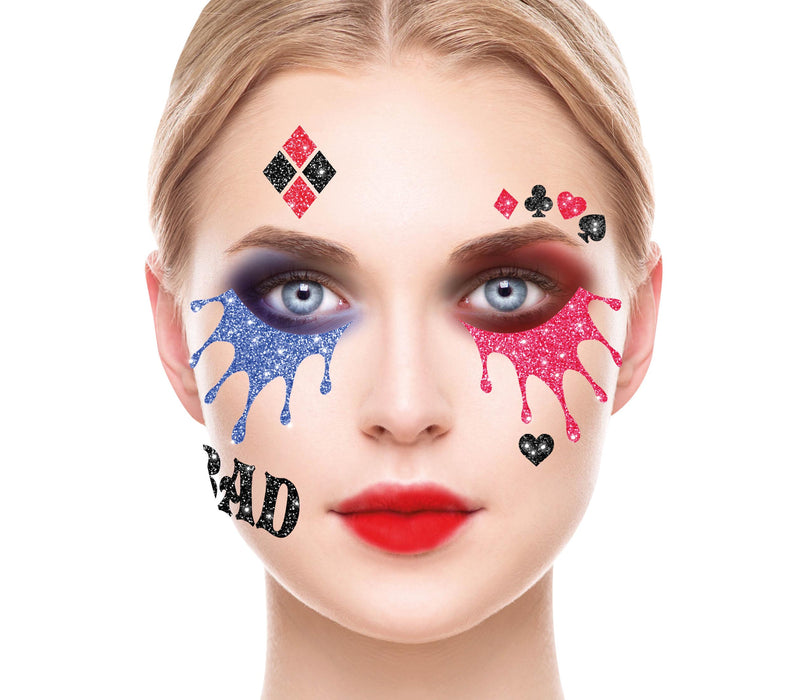 Face jewels Harley Quinn 2