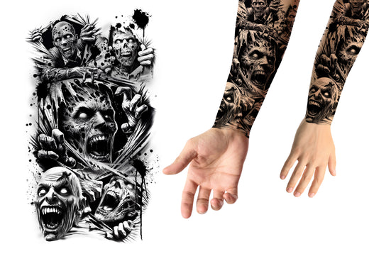 Plakbare Tattoos Zombie