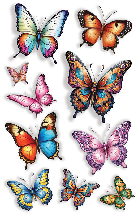 Plaktattoos Vlinders